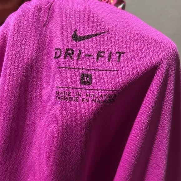 Nike Dri-Fit Tempo Lined Run Shorts Pink Yellow Women's elastic waist size 3x - Picture 4 of 5